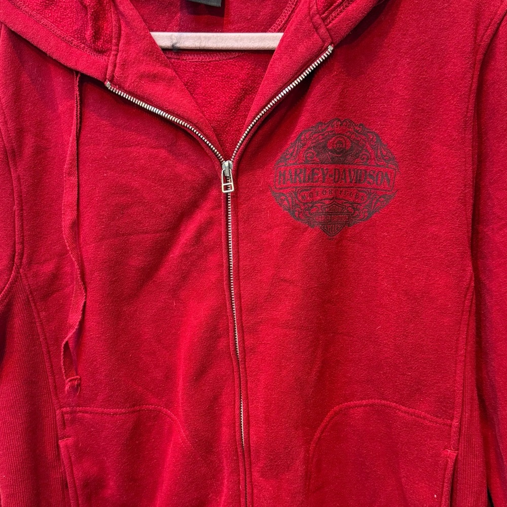 Harley-Davidson Red Graphic Hoodie
